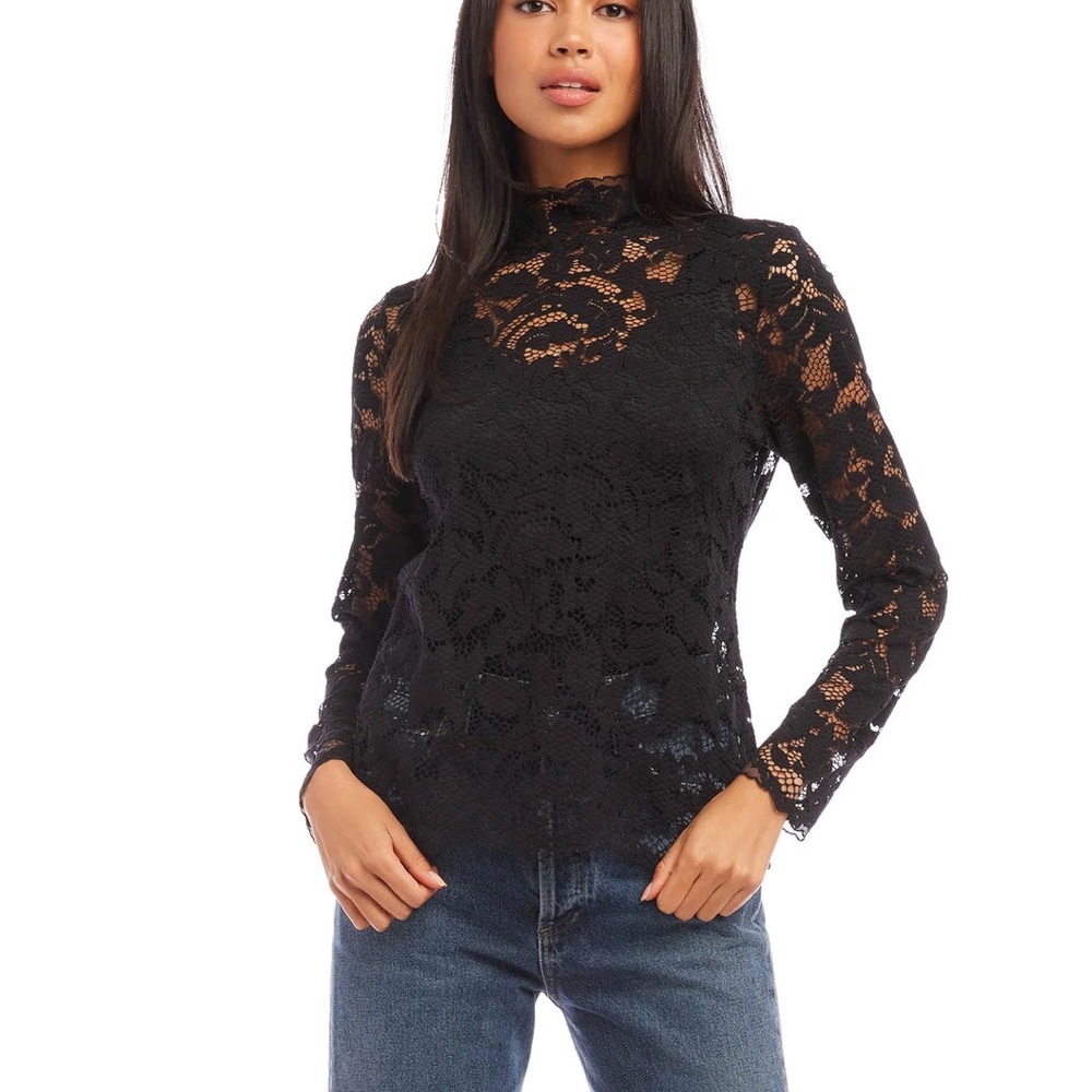 NWT Fifteen Twenty Lace top XS